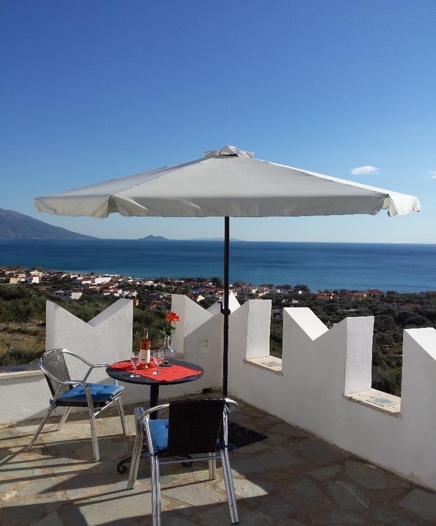 Kastro Villas Marathókampos Esterno foto